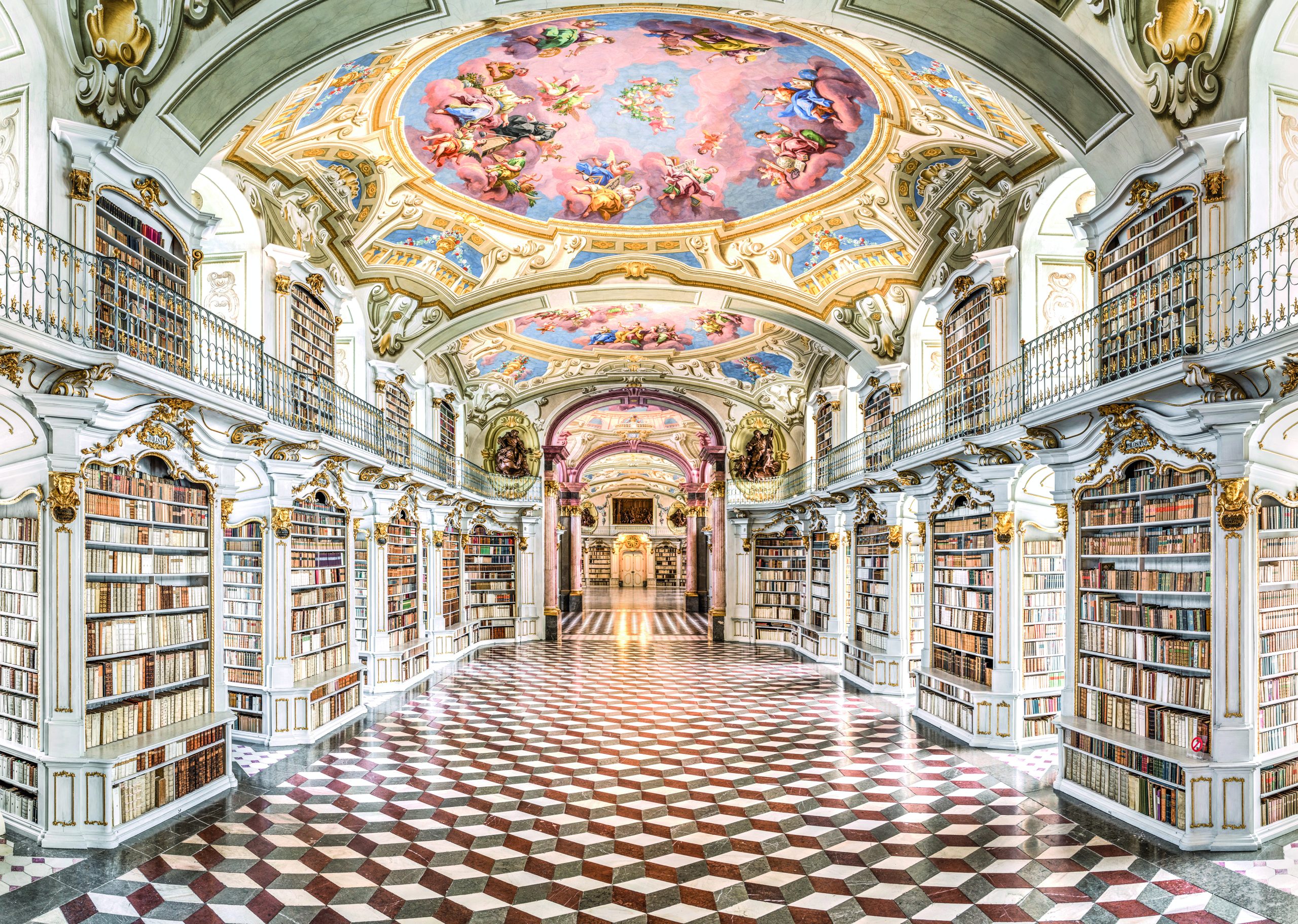 Weltgröße Klosterbibliothek im Stift Admont