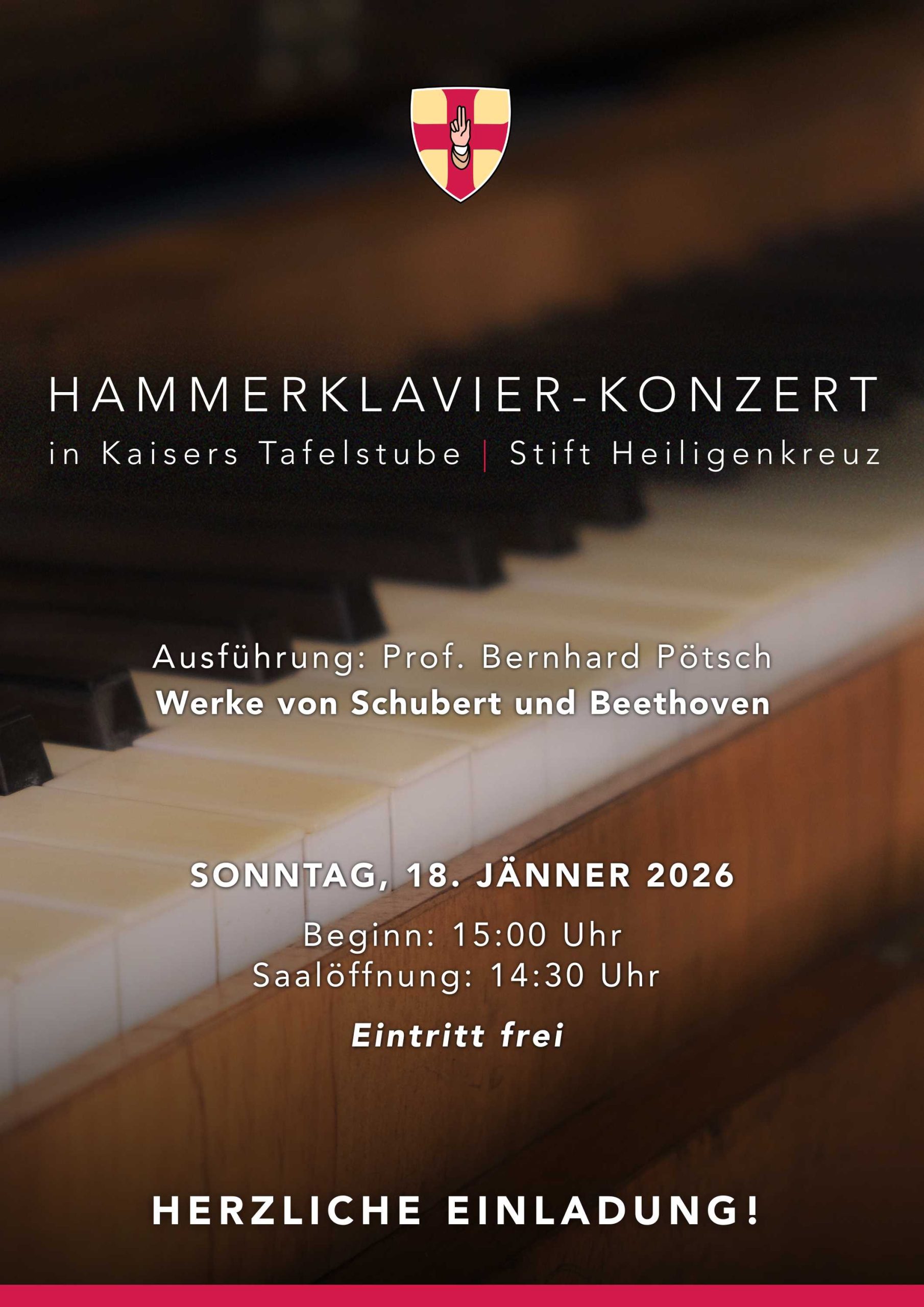 Hammerklavier-Konzert in Kaiser's Tafelstube