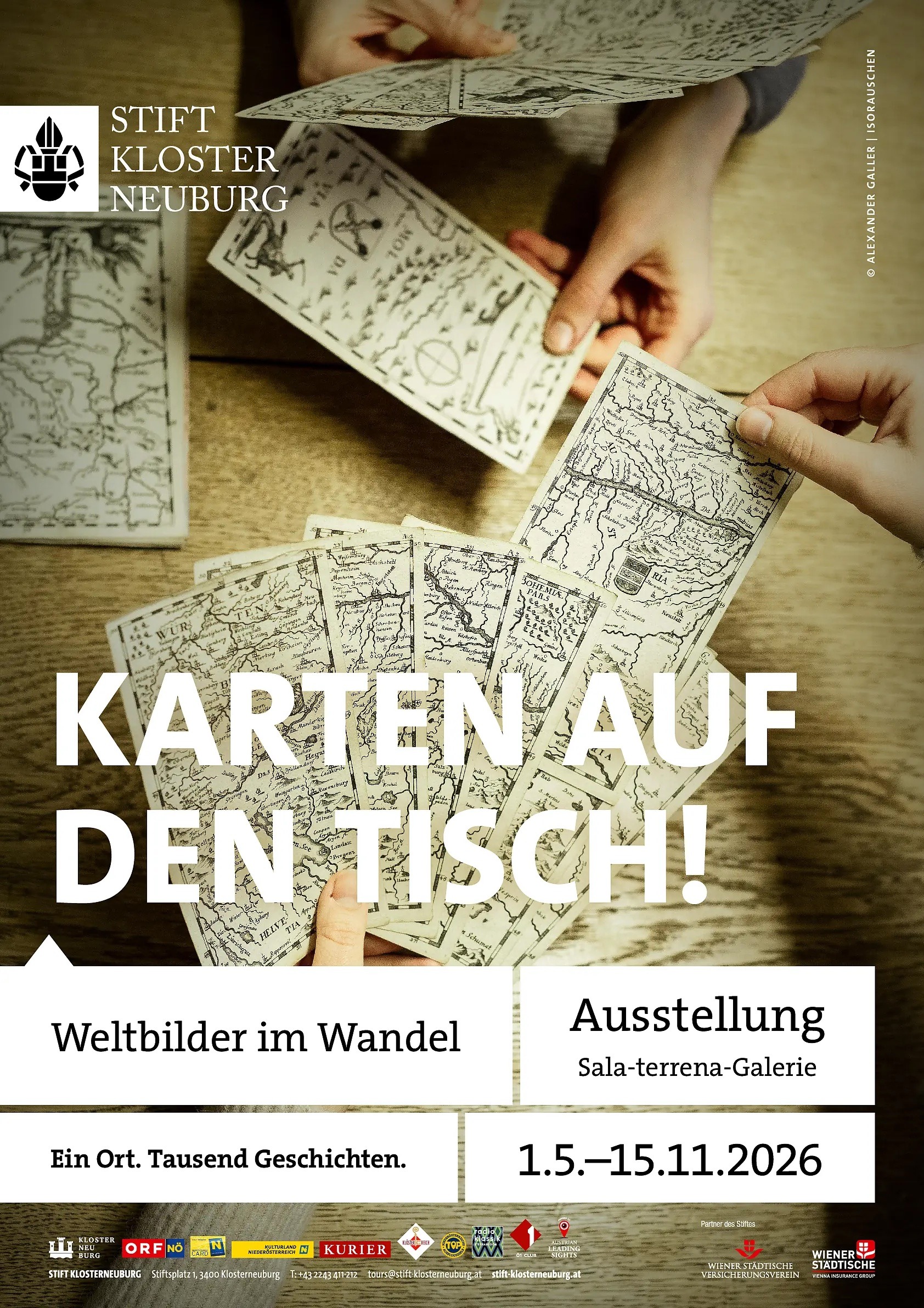 Ausstellung 2026: KARTEN AUF DEN TISCH!