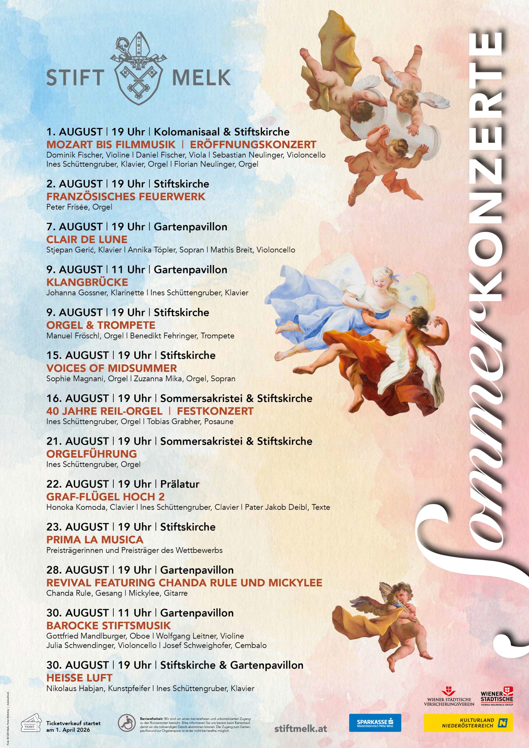 Sommerkonzerte Stift Melk