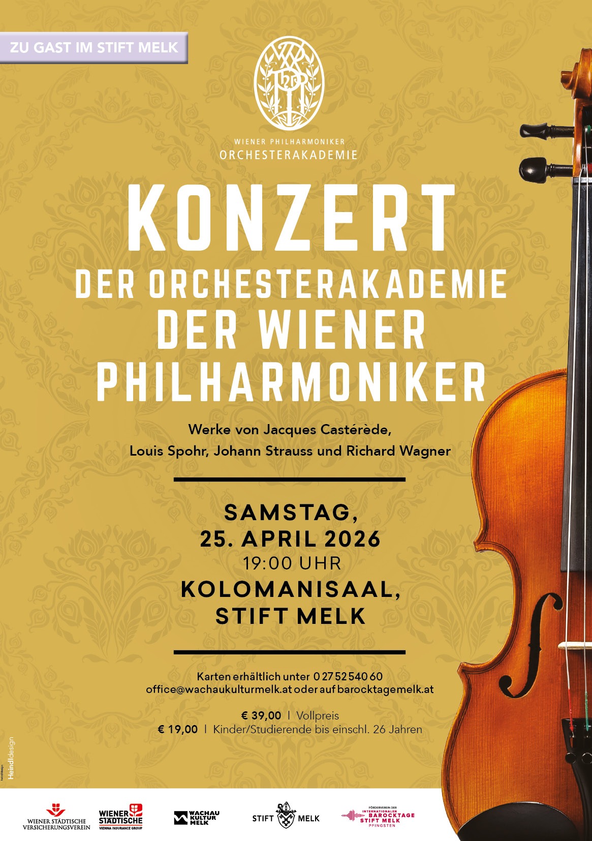 Konzert der Orchesterakademie der Wiener Philharmoniker