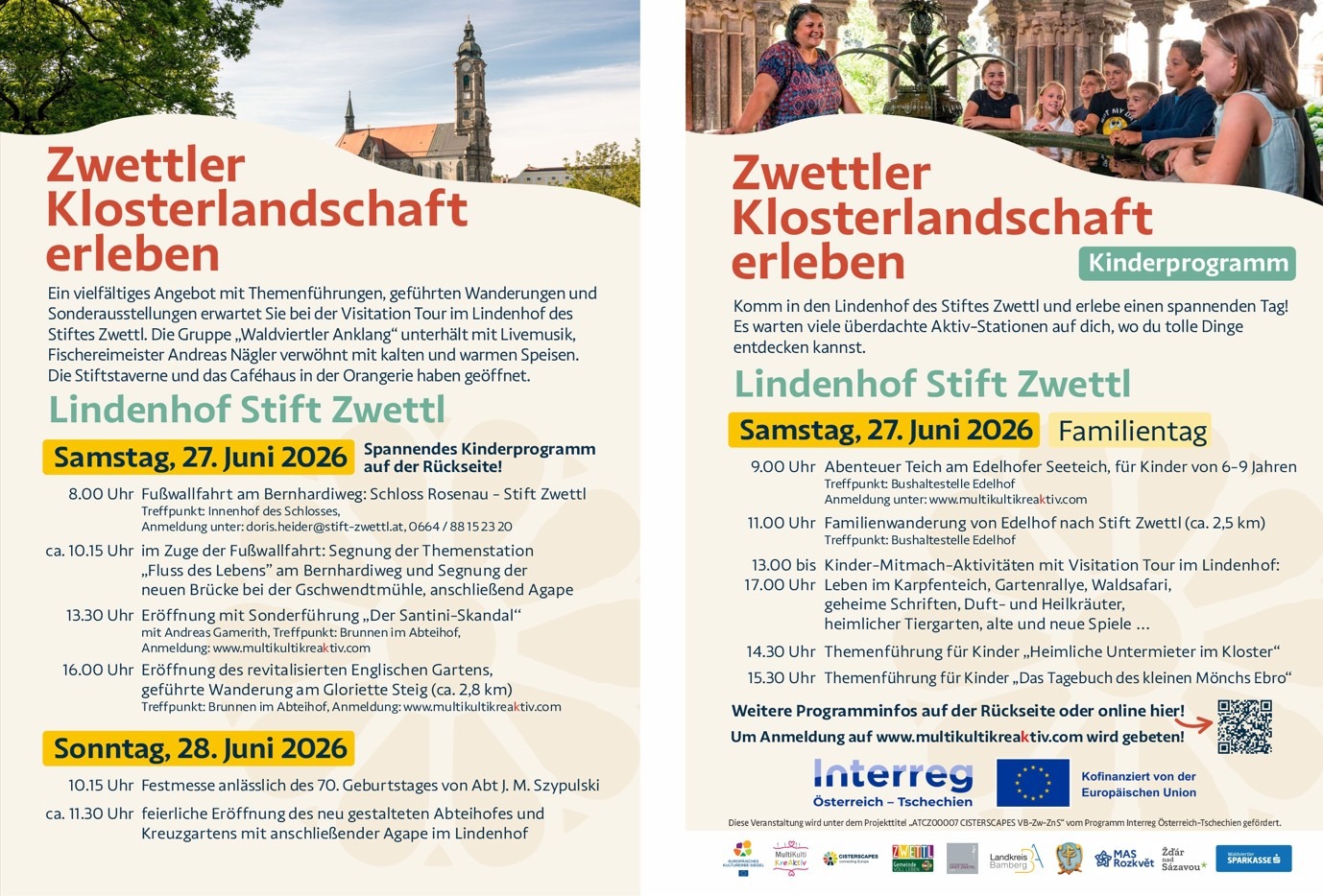 Zwettler Klosterlandschaft erleben