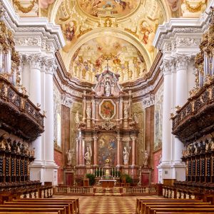 StiftStFlorian_Hochaltar+Chorgestühl©Pedagrafie