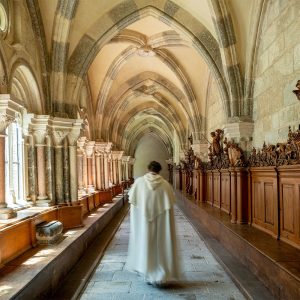 StiftZwettl_KreuzgangMoench